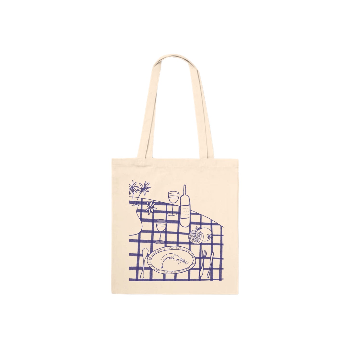 Bolsa mantel azul