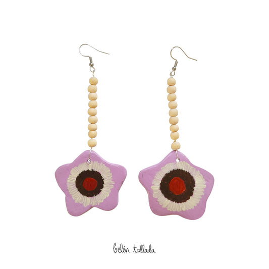 Pendientes rosas