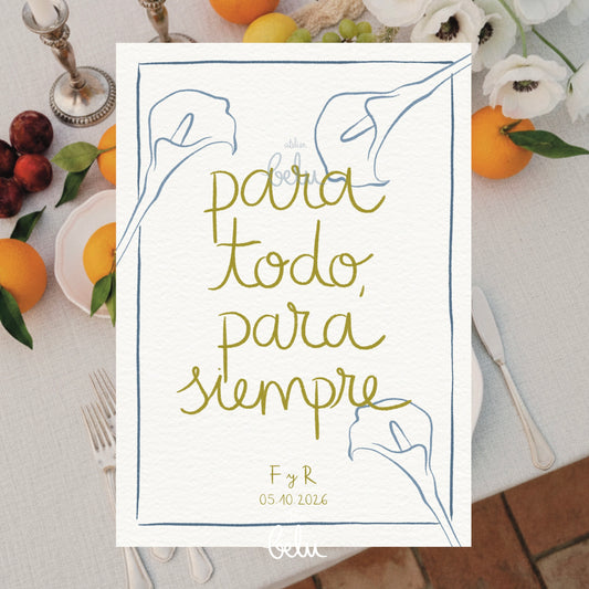 Lámina PARA SIEMPRE