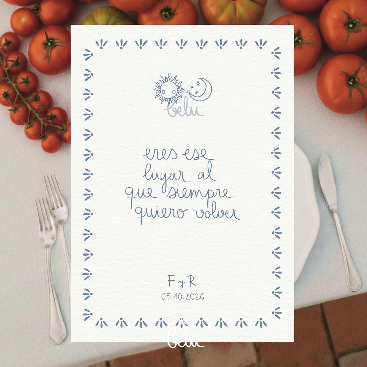 Lámina ERES ESE LUGAR